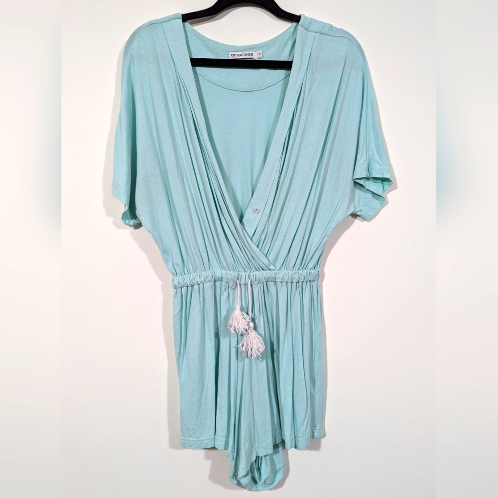 Toby Heart Ginger baby blue short-sleeve Romper S:Large